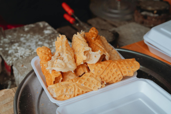 Bánh dừa, bánh khoai lang, khoai lang nướng, món ăn Việt Nam, Việt Nam, ẩm thực, food - Khanh Nguyen 1