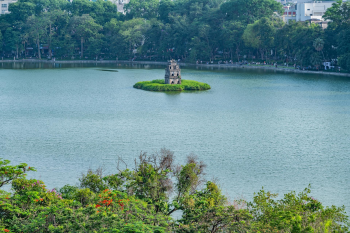 Hồ Gươm, Hoan Kiem lake, Hà Nội, mặt nước, water surface, background, wallpaper - Nguyen Ngoc Tien