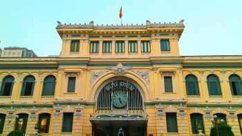 Bưu điện trung tâm Sài Gòn, Saigon central post office, Hồ Chí Minh, Ho Chi Minh City, background, wallpaper - Phát Trương