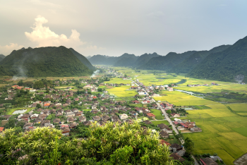 Thung lũng Bắc Sơn, ruộng bậc bằng, Bac Son Valley, golden rice fields,Việt Nam, hình nền, nền, background 2