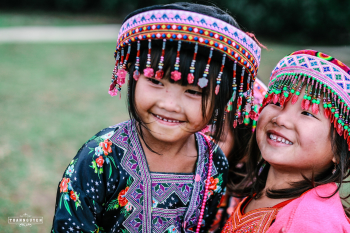 Thiếu nhi, children, trang phục dân tộc, ethnic costume, nụ cười, smile, chân dung portrait -  ToanNguyen 1