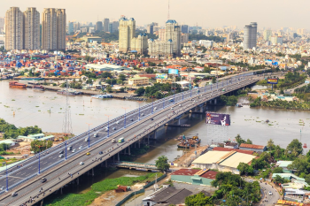 Thành phố, city, Sài Gòn, Saigon, đô thị, urban landscape, sông và cầu, river and bridge,- Quangpraha