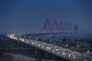 Cầu Nhật Tân, Bridge, Hà Nội, hình nền, nền, background -Quangpraha