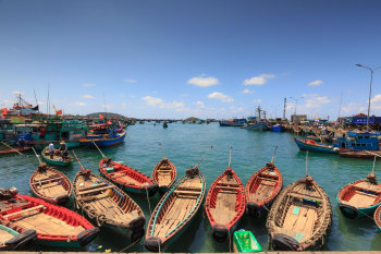 Cảng biển, fishing port, thuyền gỗ, wooden boats, tàu cá, fishing boats, Phú Quốc, Phu Quoc - Quangpraha 1