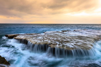Bãi đá ven biển, coastal rock, hoàng hôn, sunset, biển, sea, mây trời, sky- Quangpraha 4