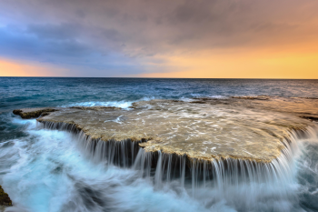 Bãi đá ven biển, coastal rock, hoàng hôn, sunset, biển, sea, mây trời, sky- Quangpraha 5