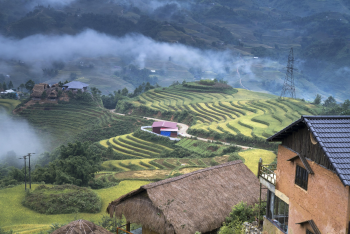 Nhà gỗ, wooden house, homestay, núi rừng, mountain- Quangpraha 3