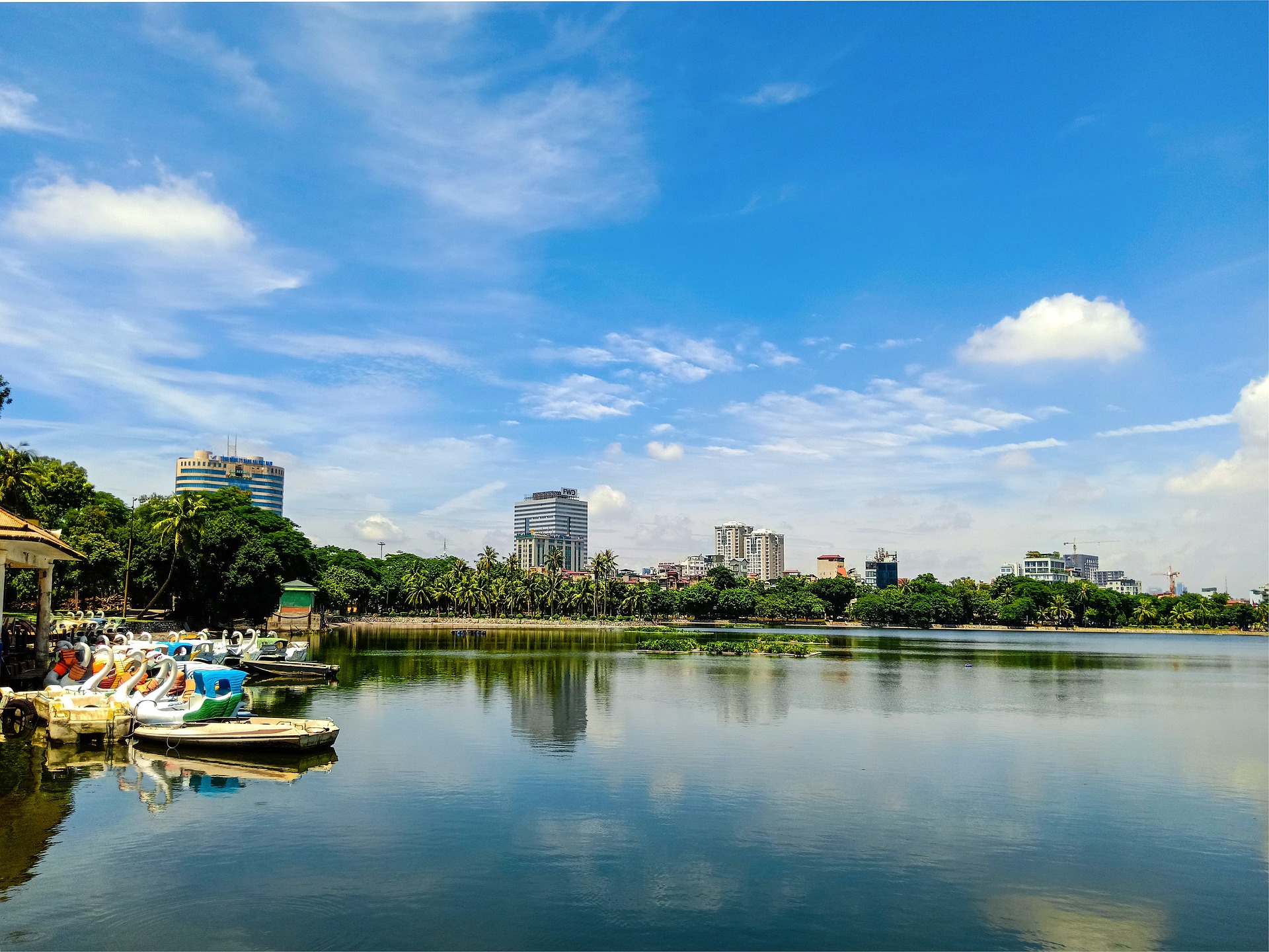 Công viên Thống Nhất, Thong nhat Park, Ha noi, sông, hồ, river , hình nền, nền, background-56april