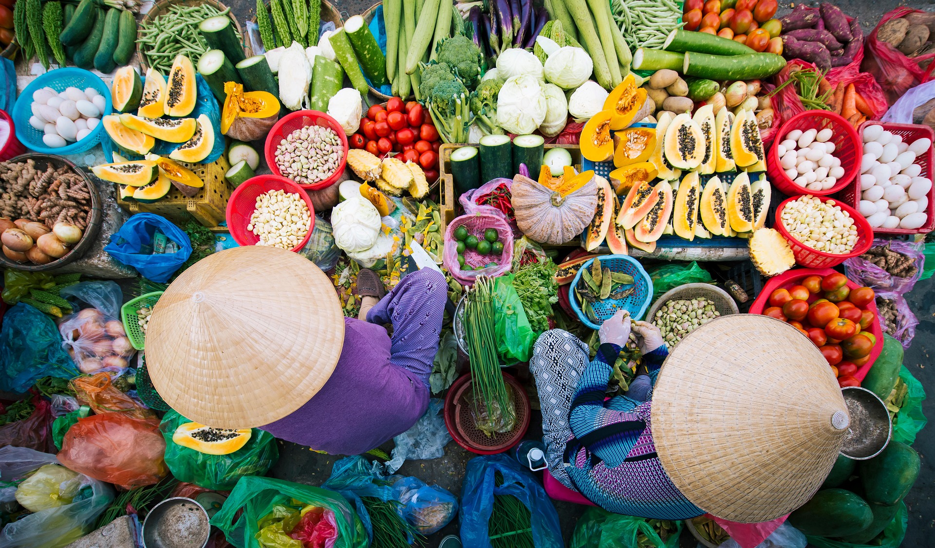 Rau củ, chợ, buôn bán,Vegetables, market, trade, hình nền, nền, background -trilemedia