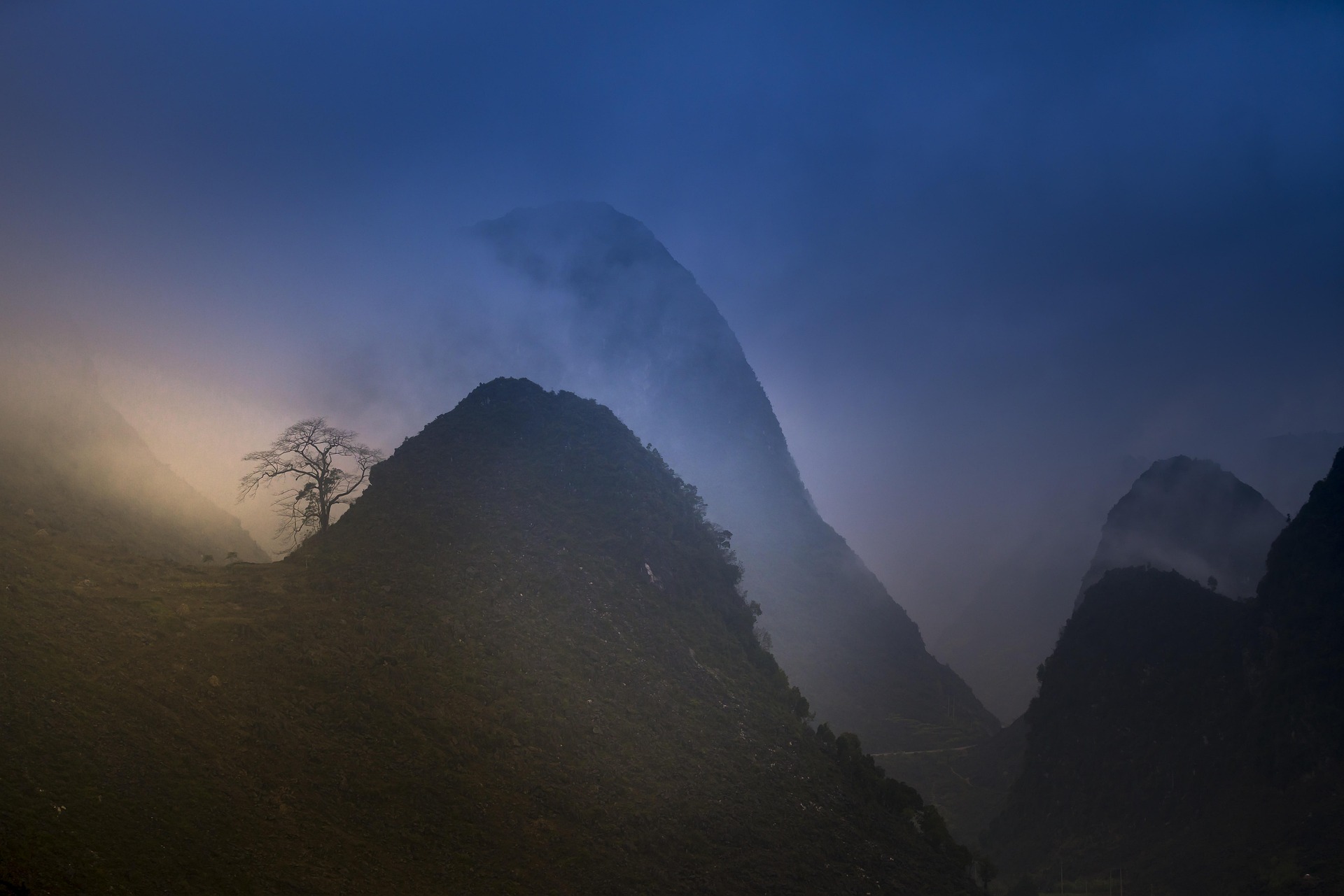 Núi, rừng, đèo, Mountains, forests, passes, hình nền, nền, background -Quangpraha 4