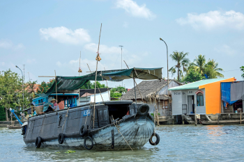 Chợ nổi, buôn bán trên sông, ghe thuyền, miền Tây, river trading, Mekong Delta, hình nền, nền, background-patrickmoretti06