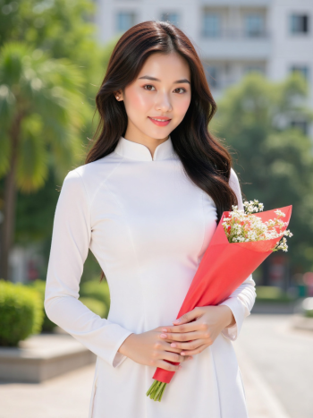 Áo dài, Học sinh, student, sinh viên, Việt Nam, con gái, cô gái, girl 4