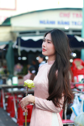 Áo dài, Học sinh, student, sinh viên, Việt Nam, con gái, cô gái, girl - Võ Châu 2