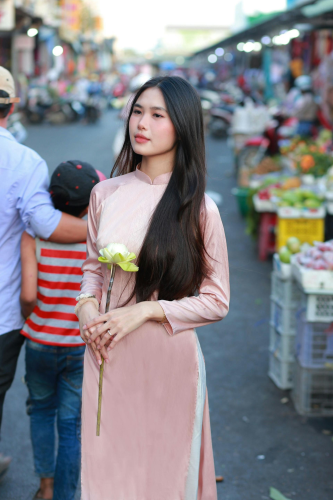 Áo dài, Học sinh, student, sinh viên, Việt Nam, con gái, cô gái, girl - Võ Châu 3