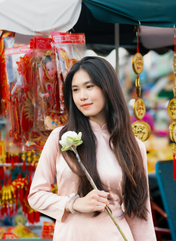 Áo dài, Học sinh, student, sinh viên, Việt Nam, con gái, cô gái, girl - Võ Châu 7