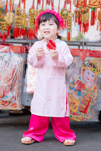 Áo dài, con gái, trẻ em, em bé, kid, baby, model, người mẫu, Việt Nam, cô gái, girl - Long Hoang 4
