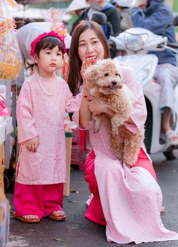Áo dài, con gái, trẻ em, em bé, kid, baby, model, người mẫu, Việt Nam, cô gái, girl - Long Hoang 13