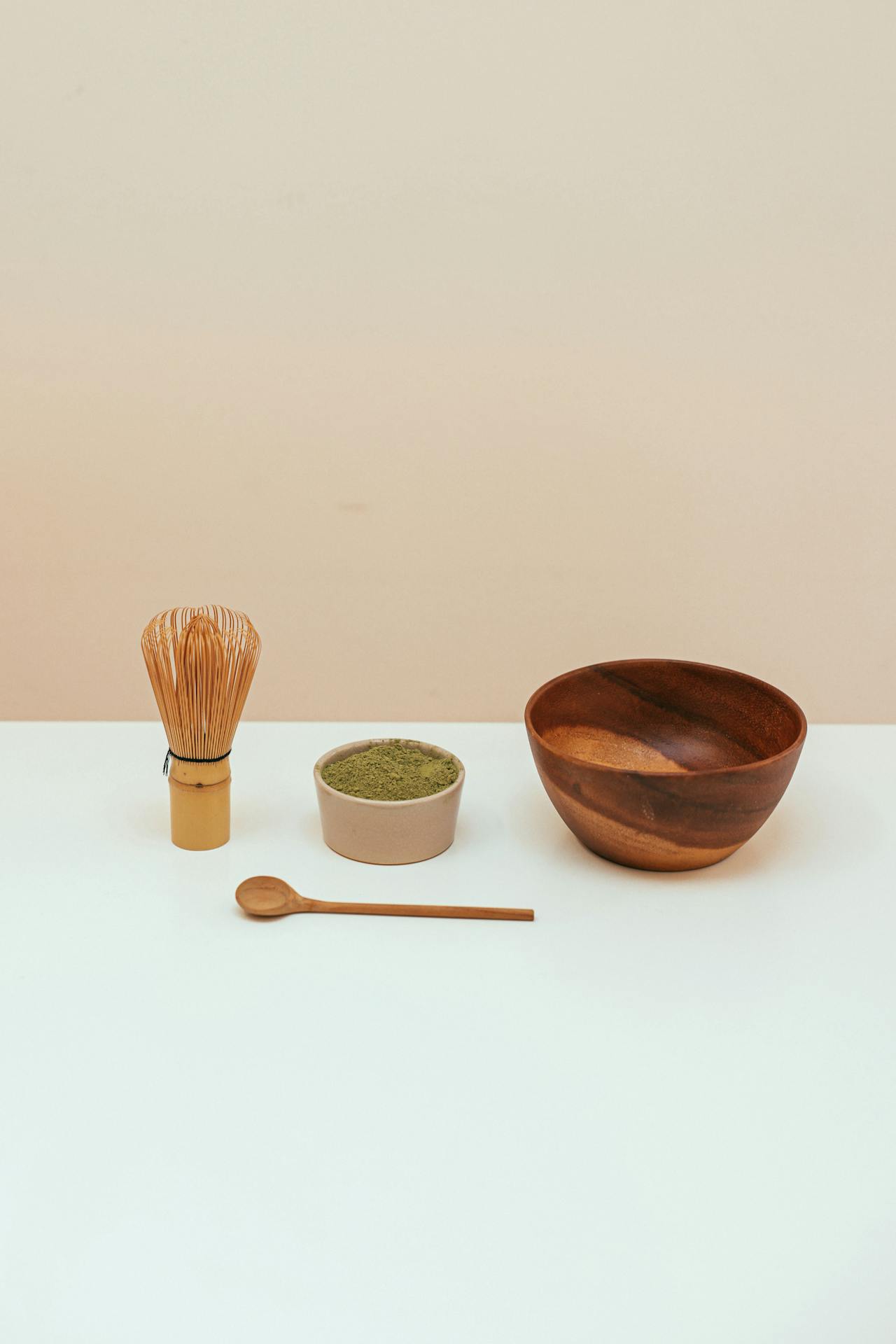 Bột trà xanh, matcha powder, bamboo whisk, chổi tre, wooden bowl, bát gỗ, tea, spoon, muỗng trà, japanese, tea trà nhật - Cup of Couple 5
