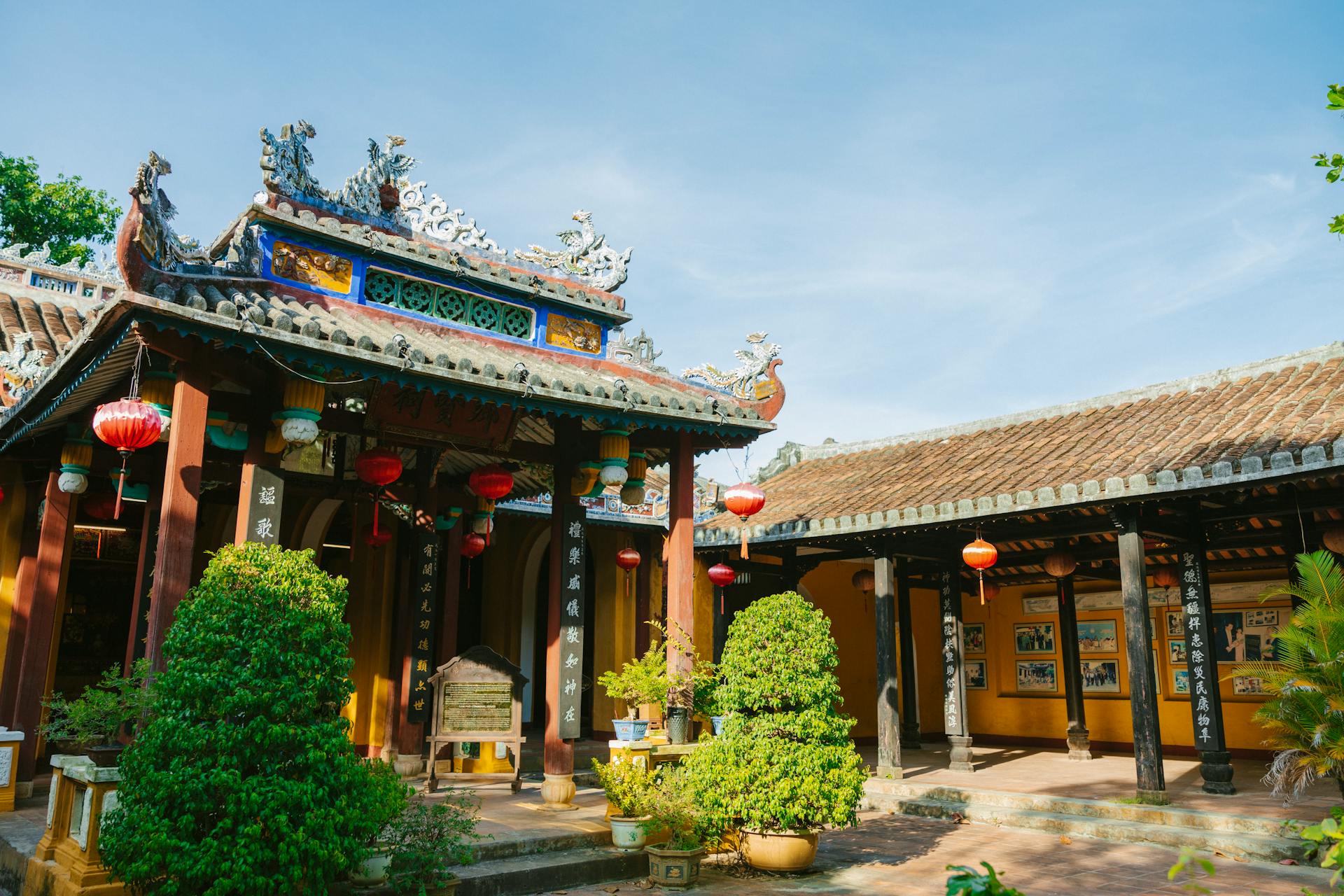 Đình Cẩm Phô, Cam Pho communal house, Hội An, Hoi An, kiến trúc, architecture, đèn lồng, lantern, chùa, pagoda, cổng, gate - HONG SON 1