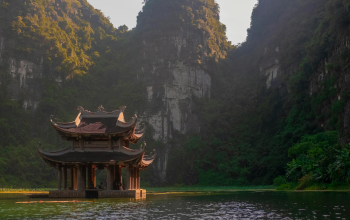 Tràng An, Trang An, Ninh Bình, bình minh, sunrise, thiên nhiên, nature, núi đá, rock mountain, sông, river - Joe Kent