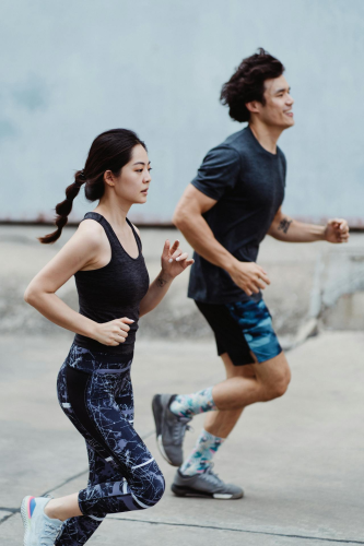 Chạy, running, thể dục, jogging, chạy bộ, exercise, tập luyện, couple, fitness, sức khỏe -  Ketut Subiyanto