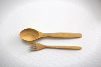 Spoon, muỗng gỗ, nĩa gỗ, wooden fork, dụng cụ bếp, kitchen - Georgie Devlin