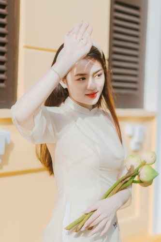 Áo dài, con gái, sinh viên, student, truyền thống, Việt Nam, cô gái, girl - Sơn Ngọc 40