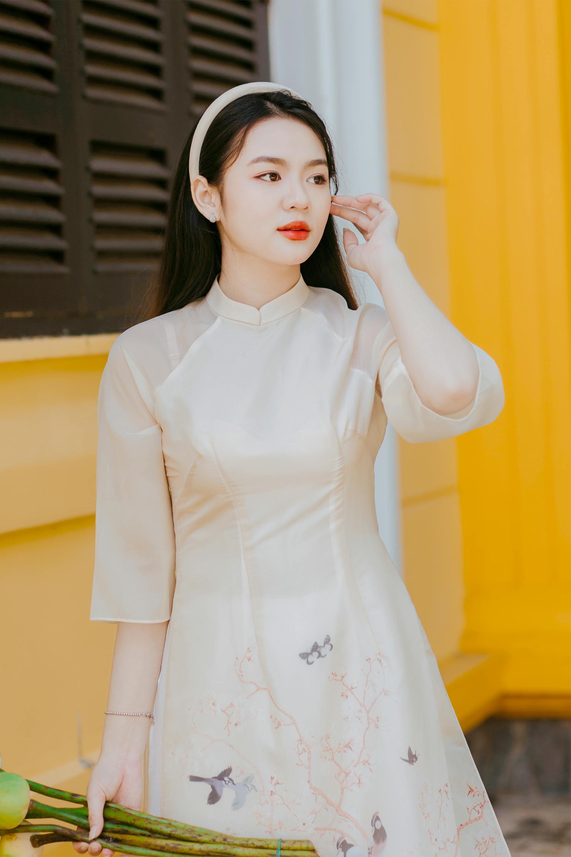 Áo dài, con gái, sinh viên, student, truyền thống, Việt Nam, cô gái, girl - Sơn Ngọc 43