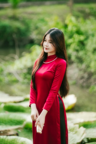 Áo dài, con gái, sinh viên, student, truyền thống, Việt Nam, cô gái, girl - Sơn Ngọc 45