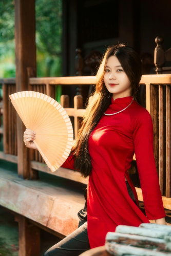 Áo dài, con gái, sinh viên, student, truyền thống, Việt Nam, cô gái, girl - Sơn Ngọc 47