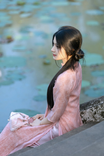 Áo dài, con gái, sinh viên, student, truyền thống, Việt Nam, cô gái, girl - Sơn Ngọc