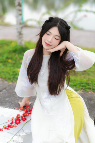 Áo dài, con gái, sinh viên, student, truyền thống, Việt Nam, cô gái, girl - Sơn Ngọc 11