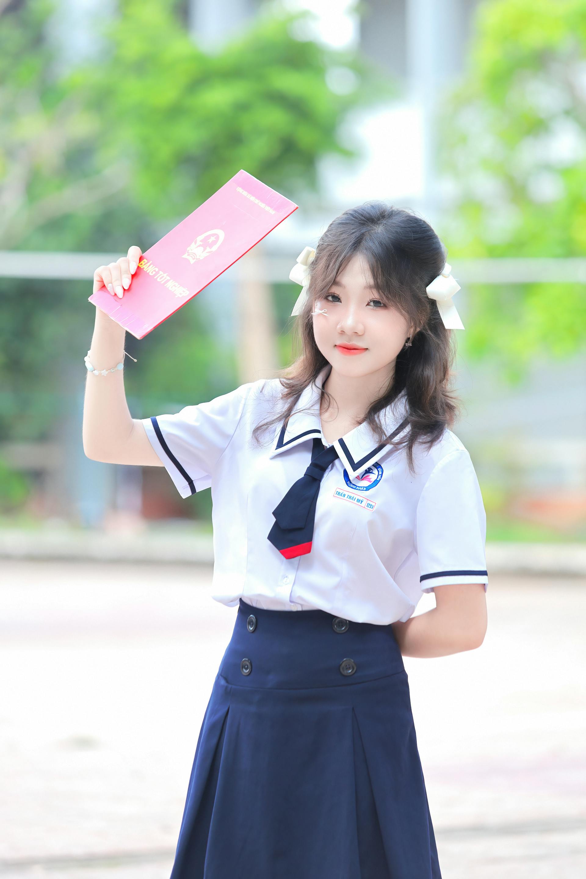 Tốt nghiệp, graduation, Học sinh, student, sinh viên, Việt Nam, con gái, cô gái, girl - Sơn Ngọc 39