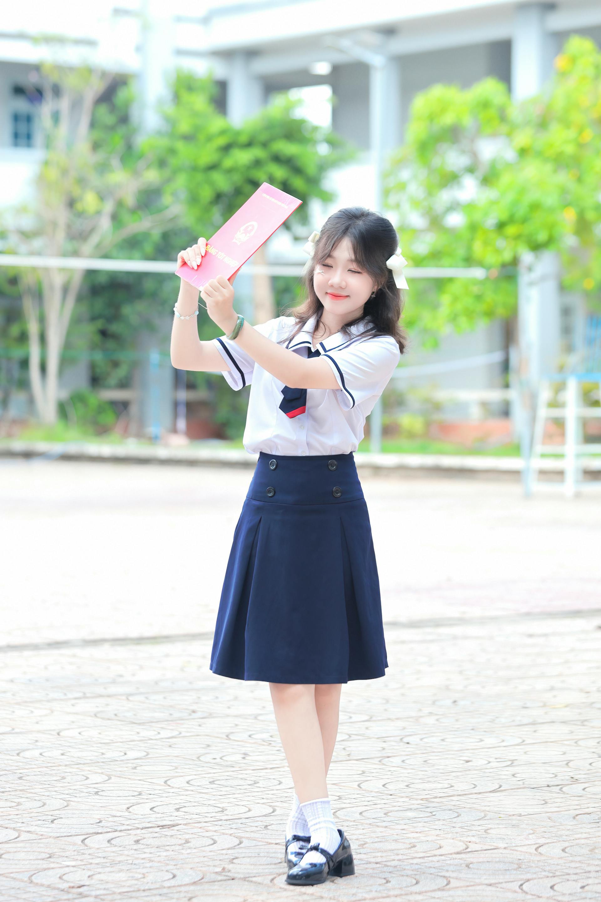 Tốt nghiệp, graduation, Học sinh, student, sinh viên, Việt Nam, con gái, cô gái, girl - Sơn Ngọc 36