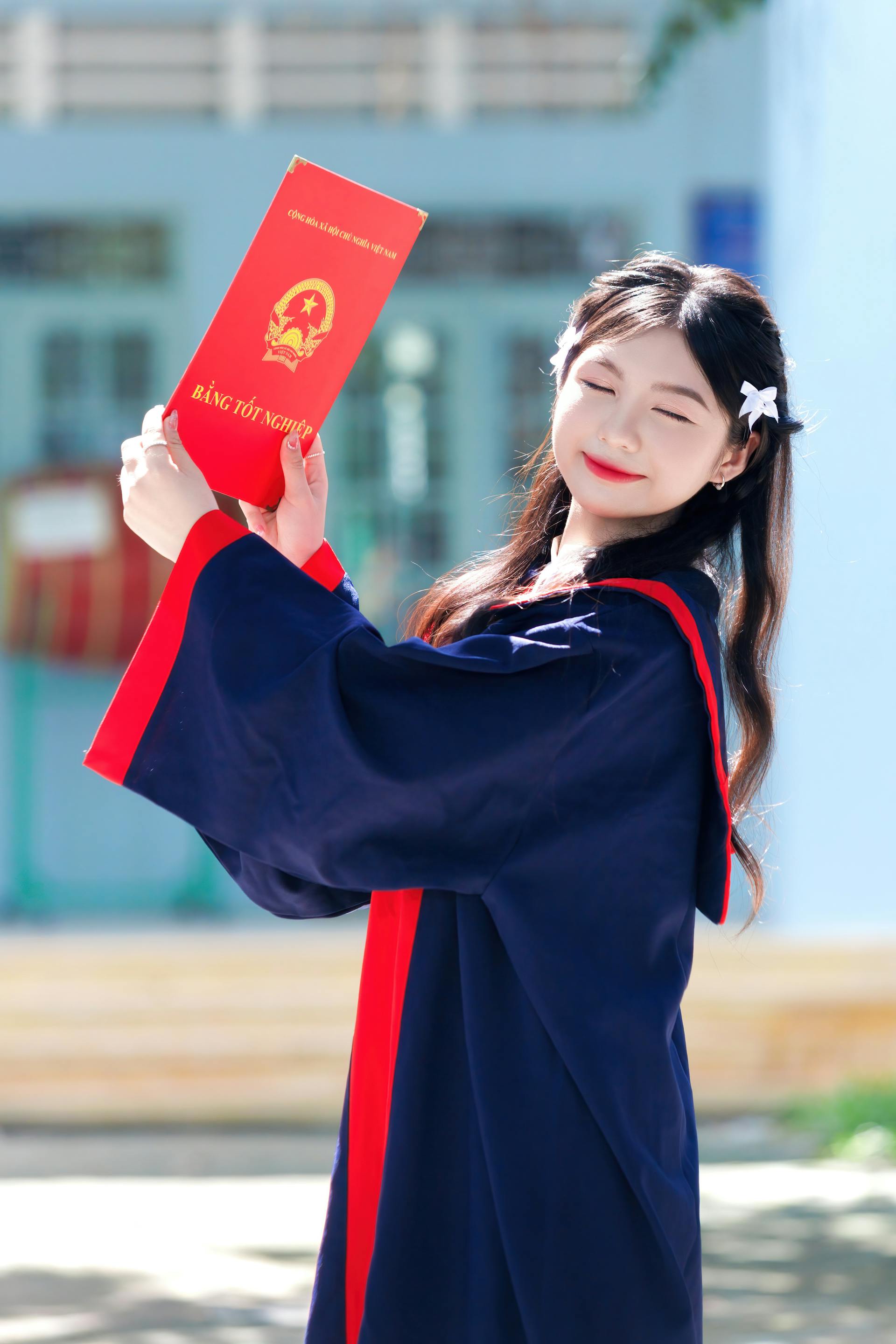 Tốt nghiệp, graduation, Học sinh, student, sinh viên, Việt Nam, con gái, cô gái, girl - Sơn Ngọc 17