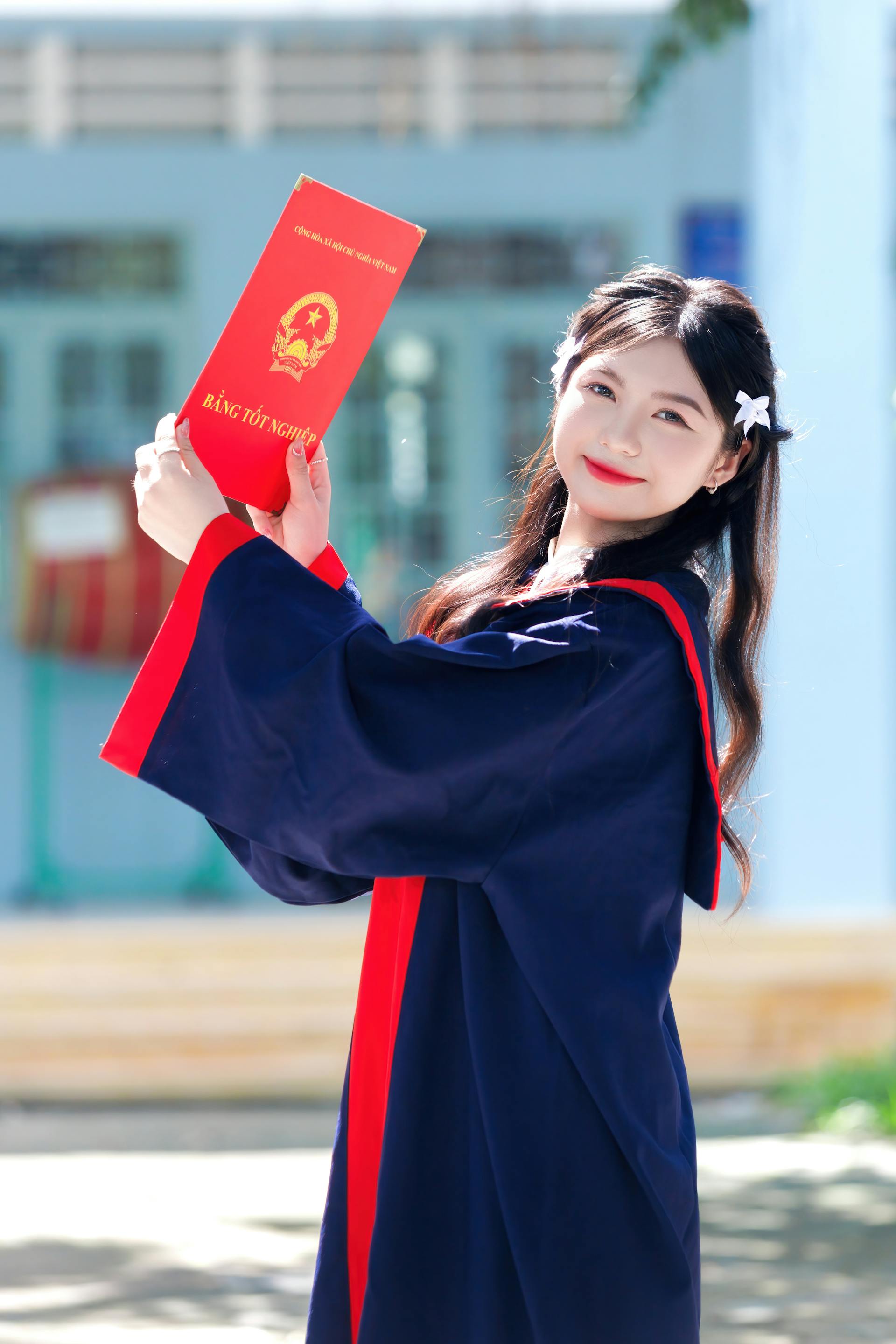 Tốt nghiệp, graduation, Học sinh, student, sinh viên, Việt Nam, con gái, cô gái, girl - Sơn Ngọc 15