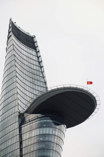 Bitexco, tòa nhà, building, quốc kỳ, Việt Nam - Tuan Vy