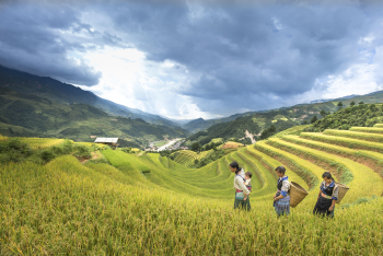 Ruộng bậc thang, đồng bào dân tộc, bản làng, terraced fields, ethnic minorities, villages - Quangpraha 2