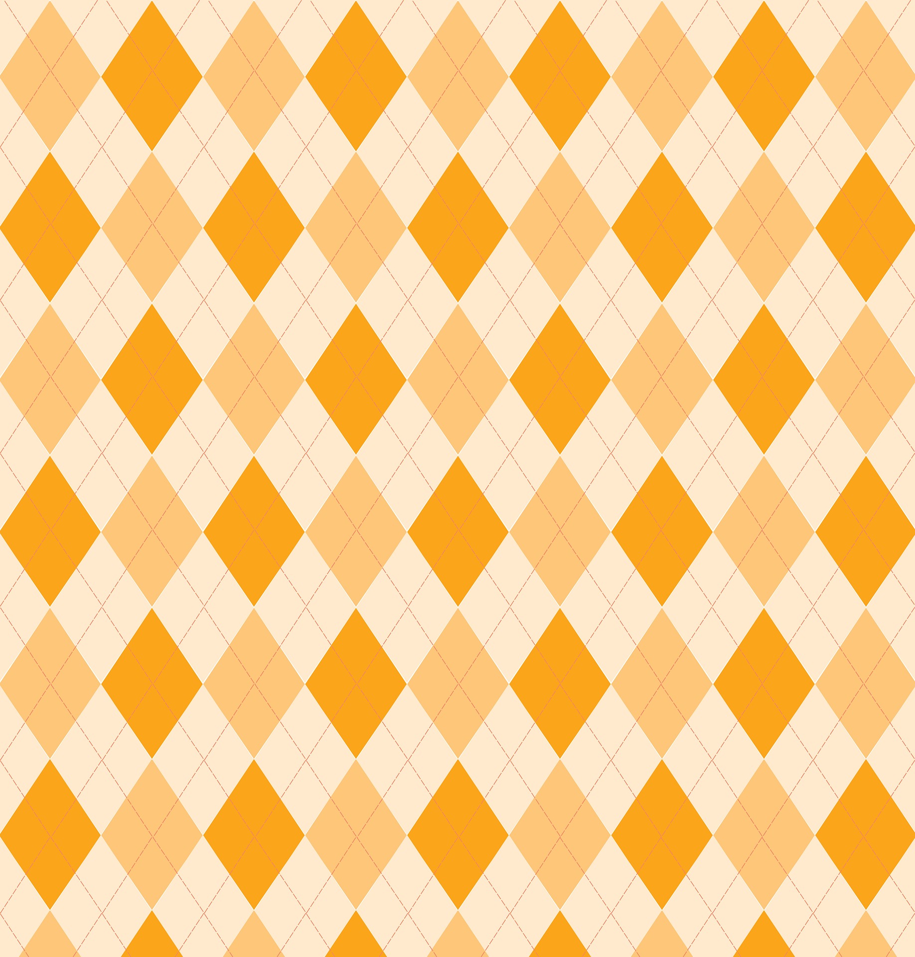Họa tiết, checkered, caro, geometric, hình học, orange, cam - No-longer-here