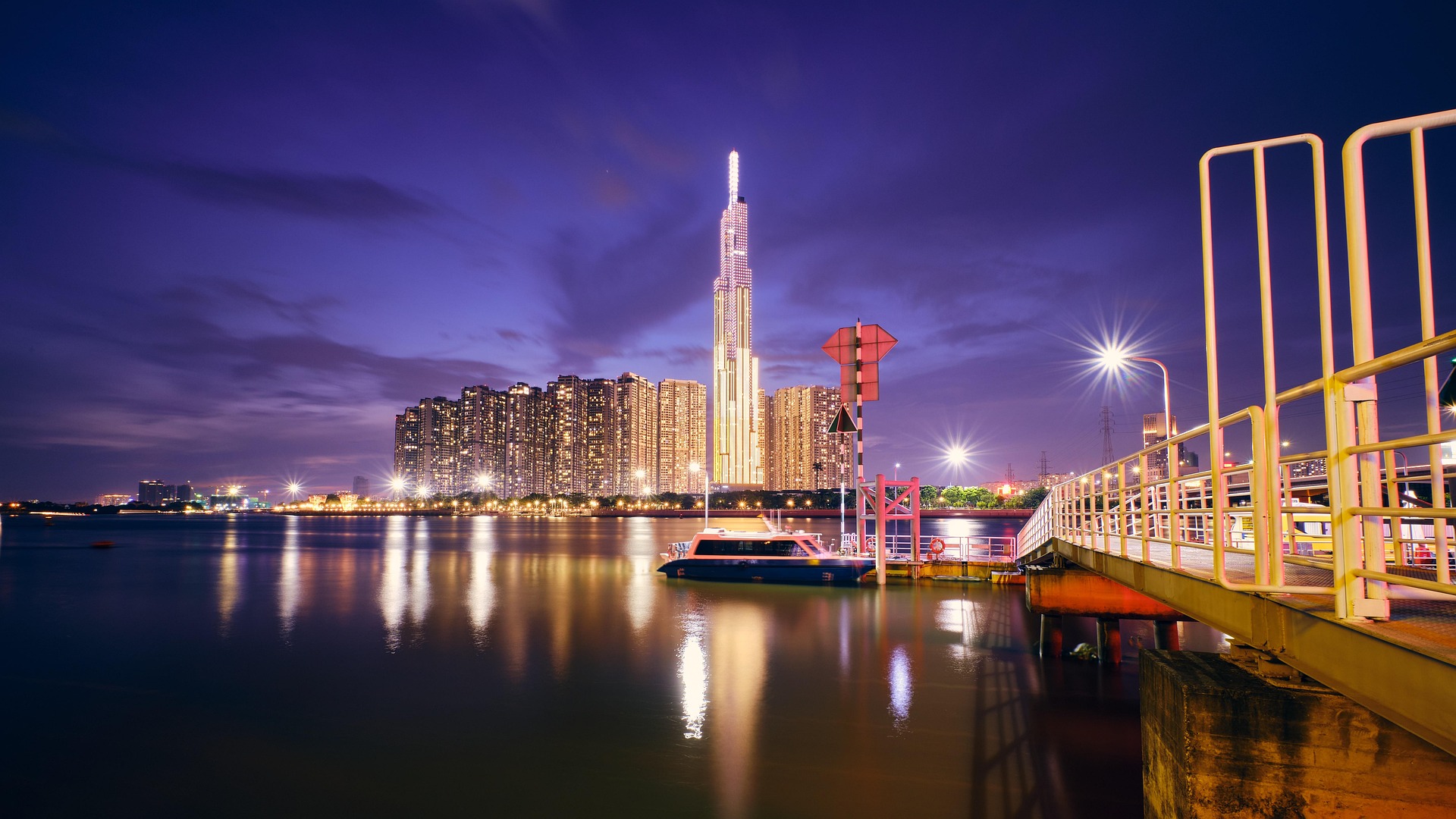 Hồ Chí Minh, thành phố, Landmark, city, cảnh, kiến trúc, tòa nhà, cao tầng, landscape, architecture, building, high rise- bboyecko