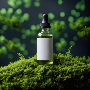 Serum, tinh chất, green, màu xanh, skincare, chăm sóc da, dropper, ống nhỏ giọt, bottle, chai lọ - TungArt7
