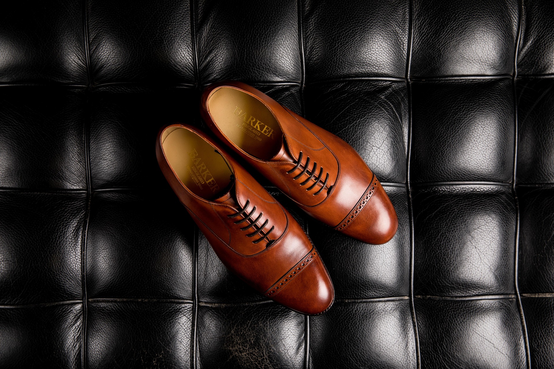 Giày tây, oxford, leather, giày nam, giày da, formal, trang trọng, brown, nâu bóng, shoes - tylermike525