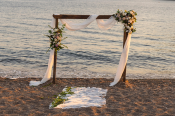 Cổng cưới, cưới, biển, sea trang trí, wedding gate, wedding, decoration, backdrop, background, hình nền, nền - Engin_Akyurt