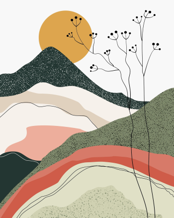 Sun, mặt trời, landscape, phong cảnh, abstract, trừu tượng, minimalism, tối giản - regencygirl123