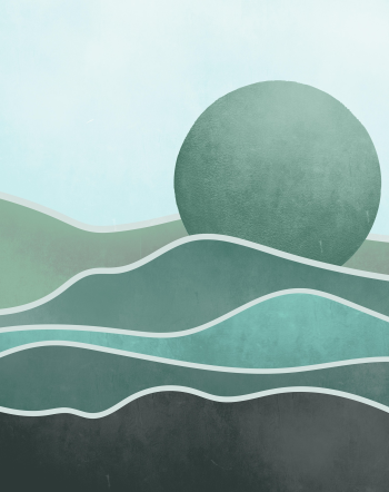 Sun, mặt trời, landscape, phong cảnh, abstract, trừu tượng, minimalism, tối giản - BiancaVanDijk