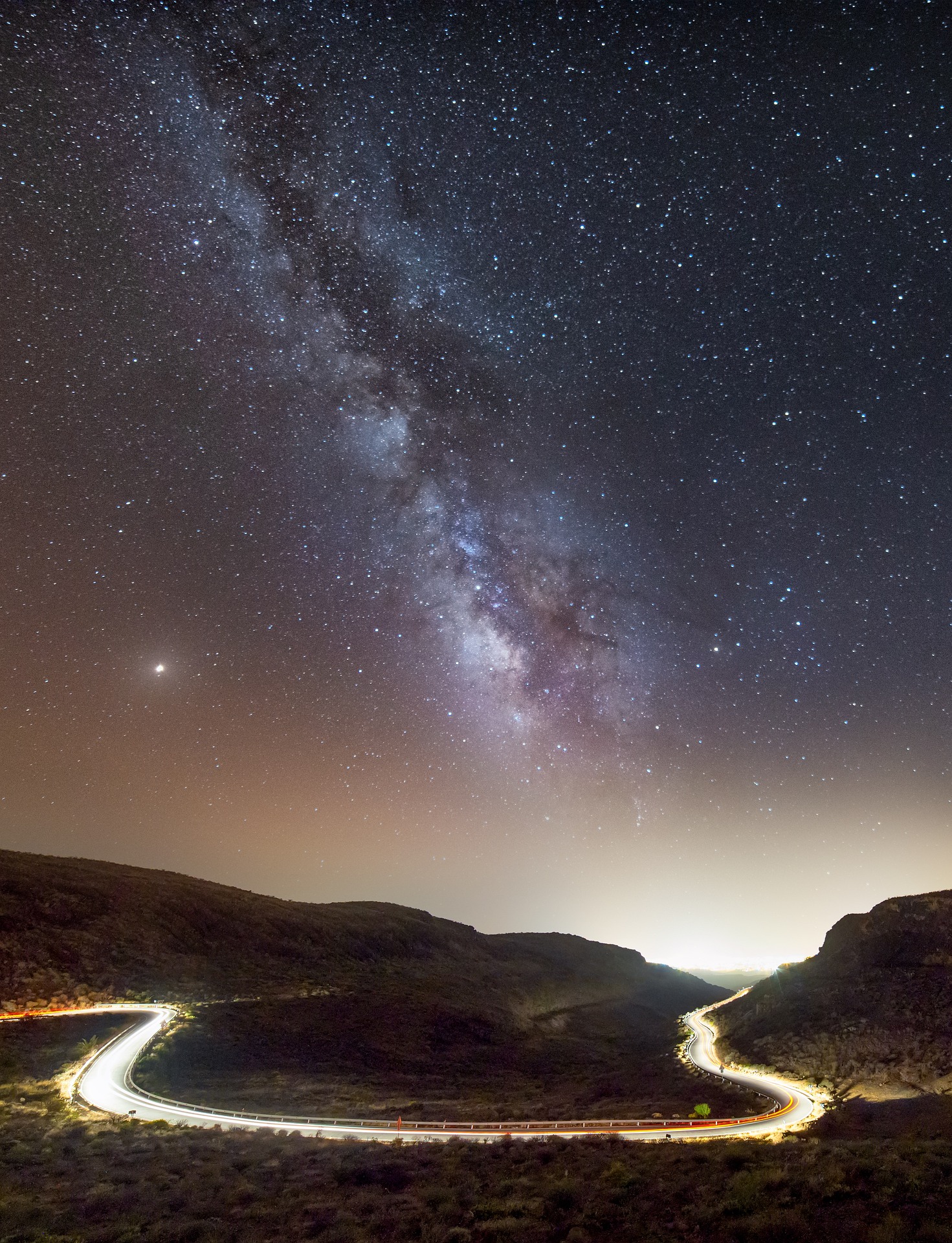 Không gian, cosmic, bầu trời, con đường, road, cảnh đêm, hình nền, background -  EvgeniT
