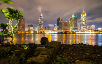 Hồ Chí Minh, thành phố, Landmark, Bitexco, city, cảnh, kiến trúc, tòa nhà, cao tầng, landscape, architecture, building, high rise- bboyecko