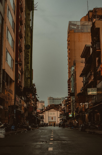Tòa nhà, building, quốc kỳ, Việt Nam, thành phố, city, Hồ Chí Minh, đường phố, street- Vien_beos 2