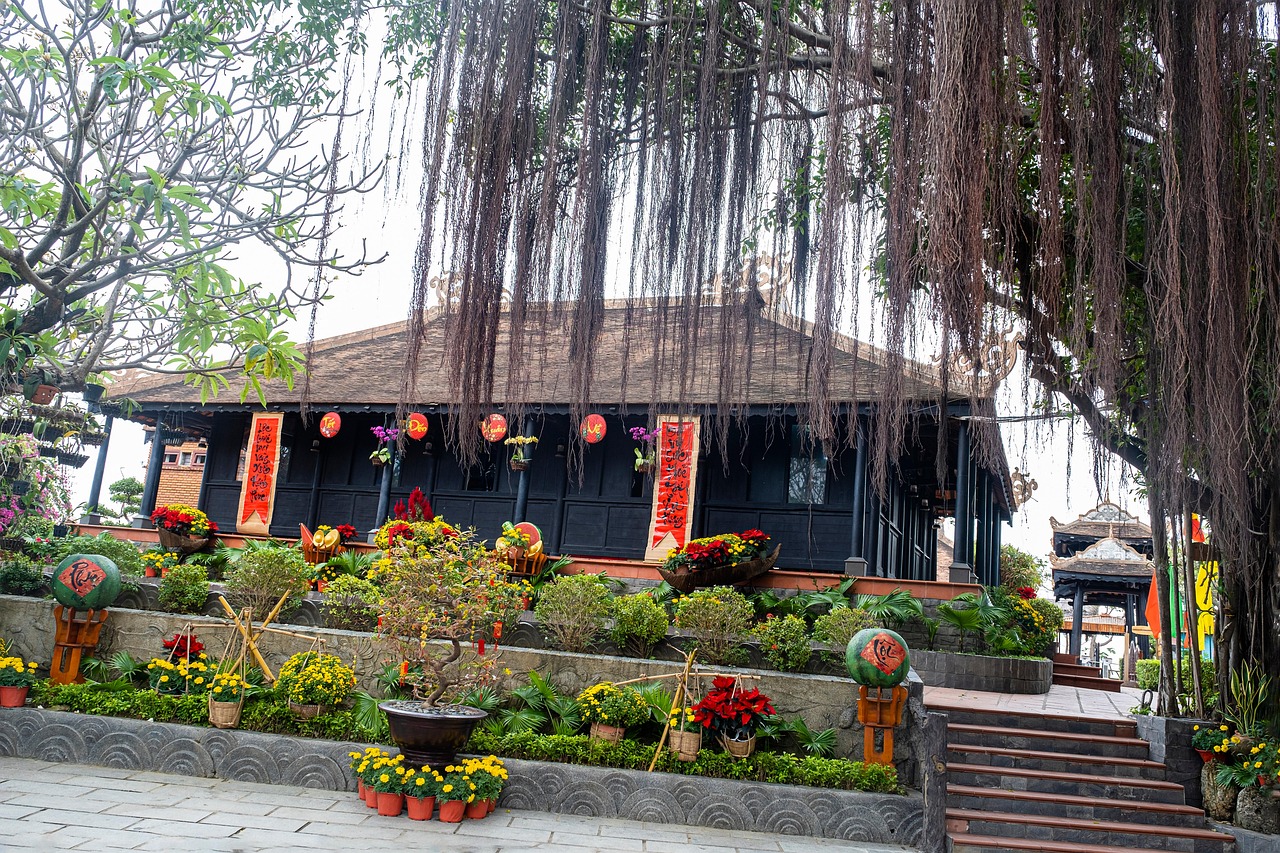 Nhà rường, nhà cổ, mái ngói, traditional house, old house, tiled roof-TieuBaoTruong