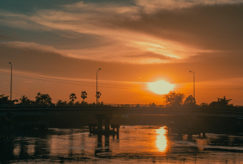Bầu trời, sky, hoàng hôn, cầu, bridge, sunset -Vien_beos 1